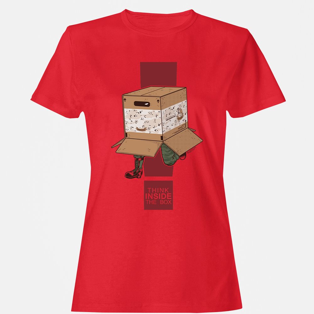 Women's T-Shirt - 8GAHCQYN - Red - 13