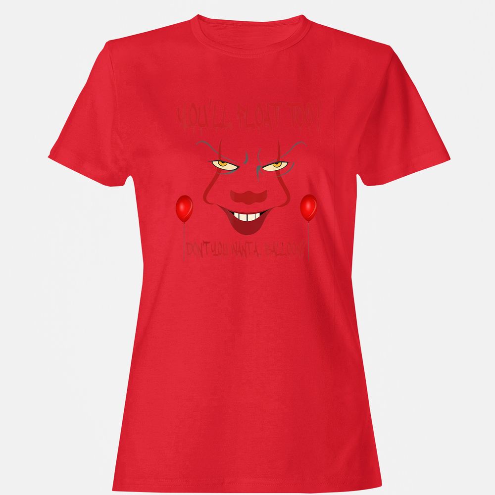 Women's T-Shirt - ER2GX2Z9 - Red - 13