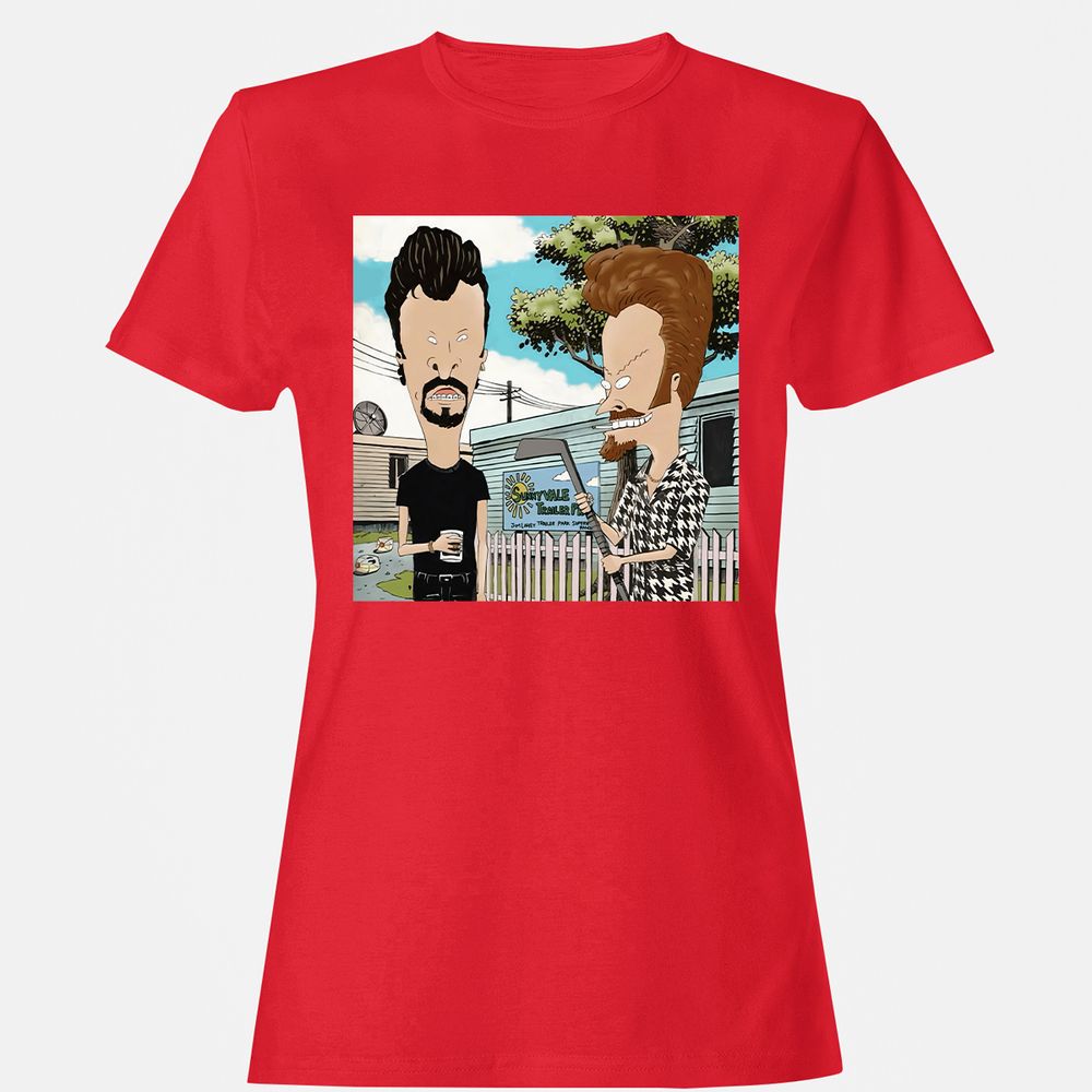 Women's T-Shirt - LF6D3X8Y - Red - 13