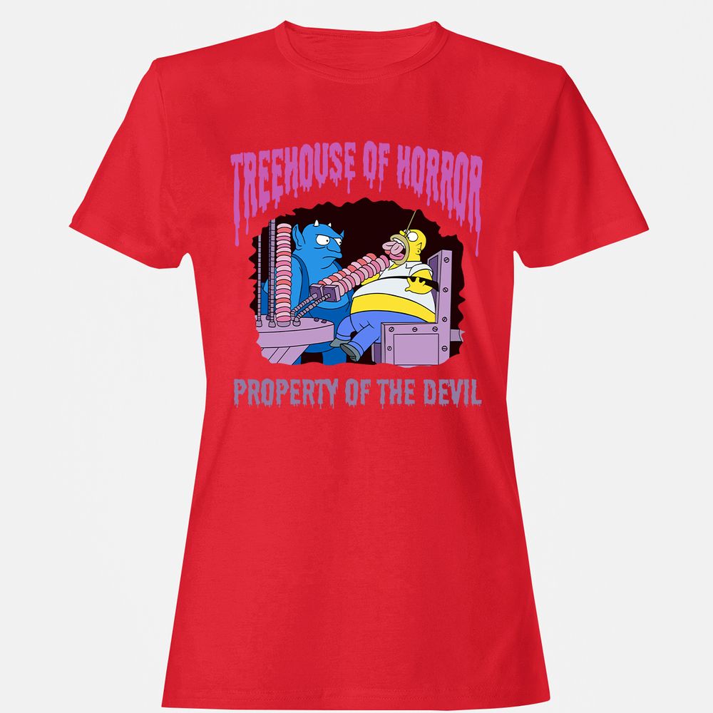 Women's T-Shirt - D3J36H7Z - Red - 13