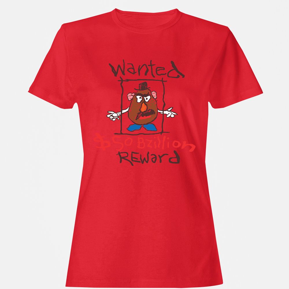 Women's T-Shirt - HUS1NK9G - Red - 13