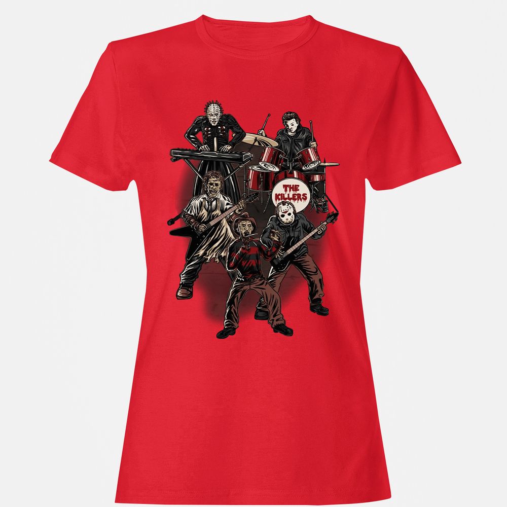 Women's T-Shirt - LD43RQTY - Red - 13