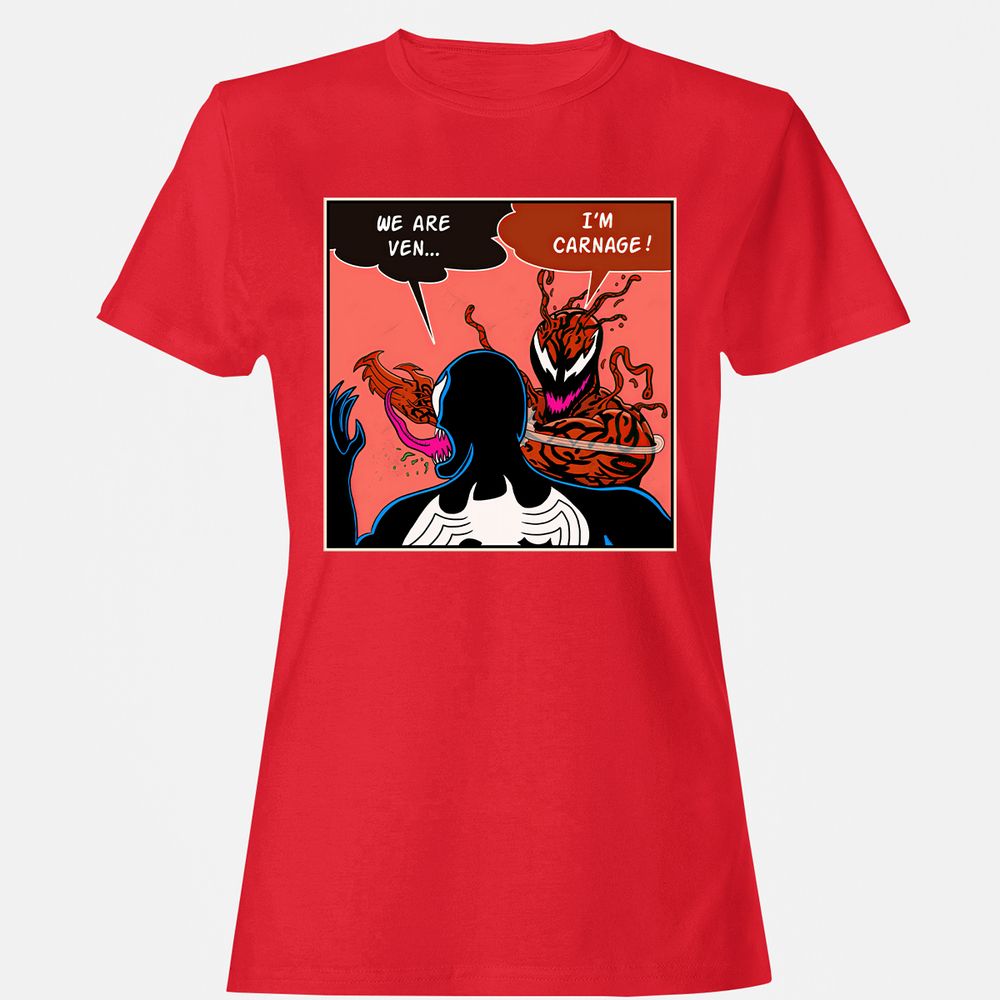 Women's T-Shirt - UFB3ZM28 - Red - 13