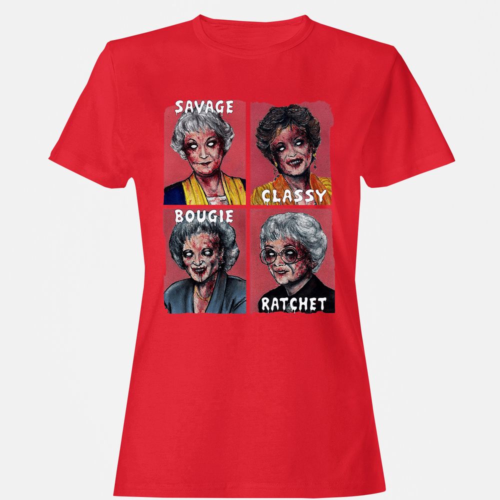 Women's T-Shirt - G9UMJP7W - Red - 13