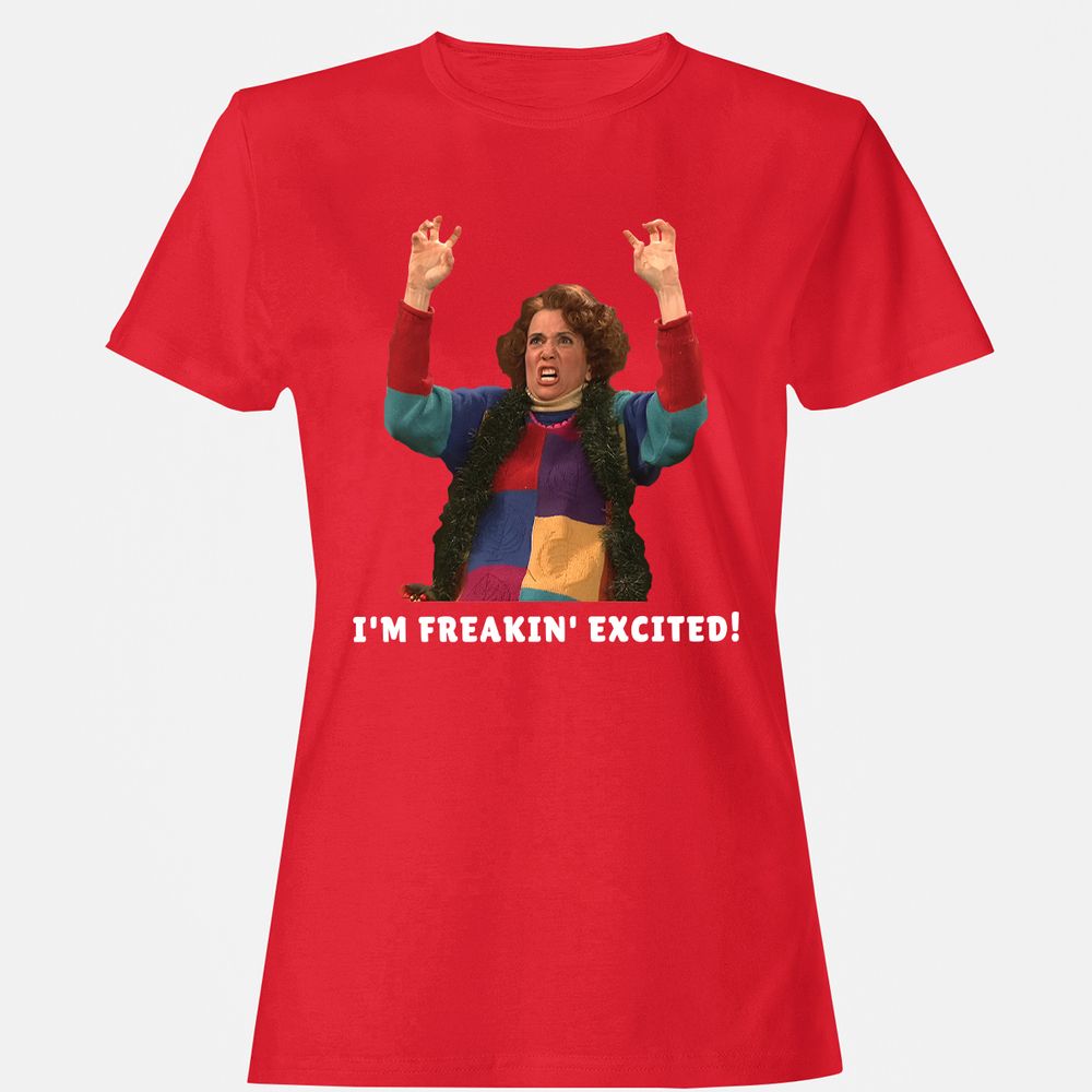 Women's T-Shirt - 4D6Q9S76 - Red - 13