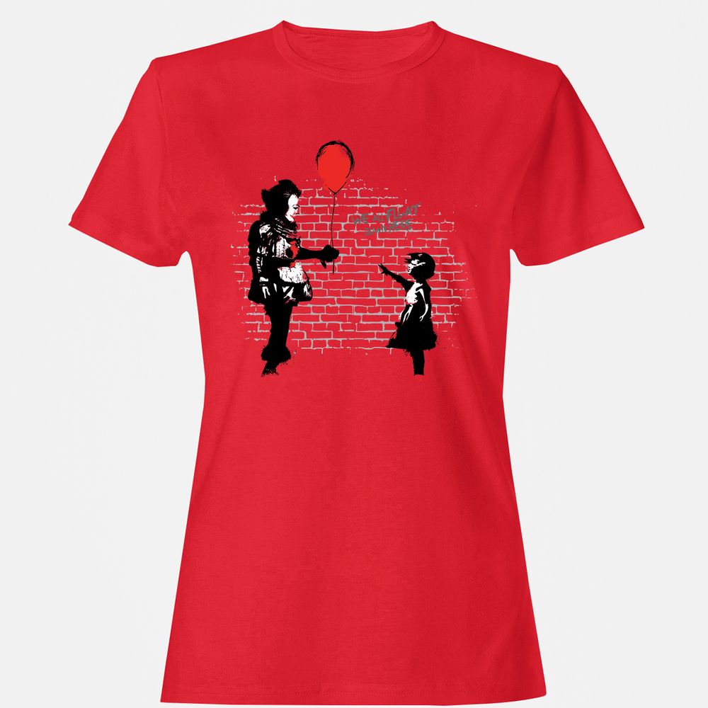 Women's T-Shirt - Q15QVR1R - Red - 13