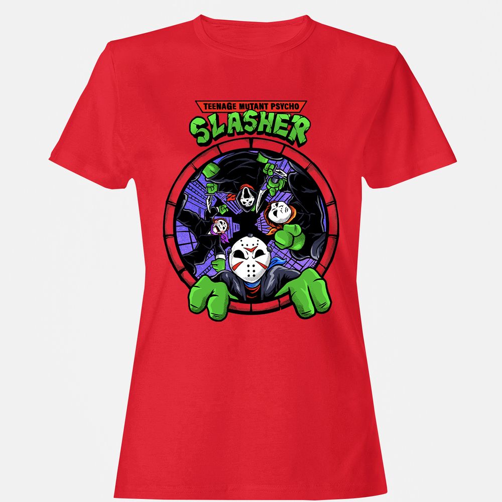 Women's T-Shirt - MG63455P - Red - 13