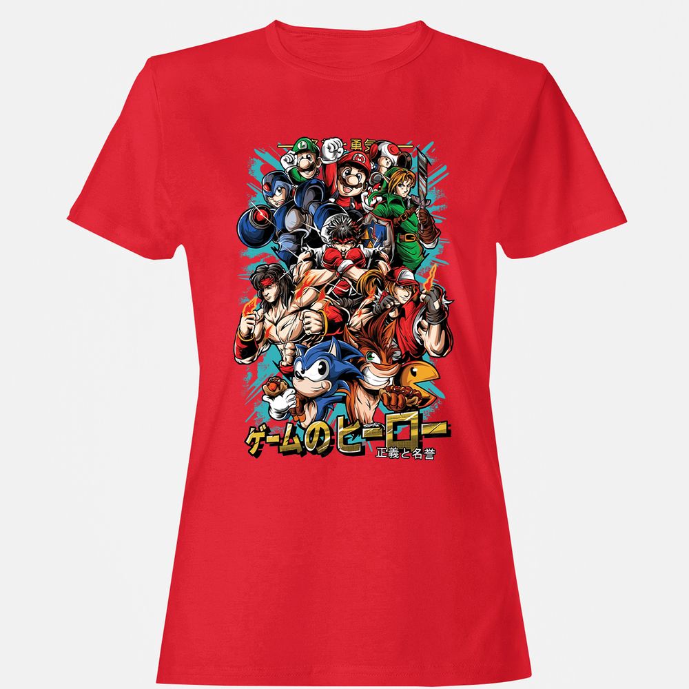 Women's T-Shirt - D5XTD25L - Red - 13