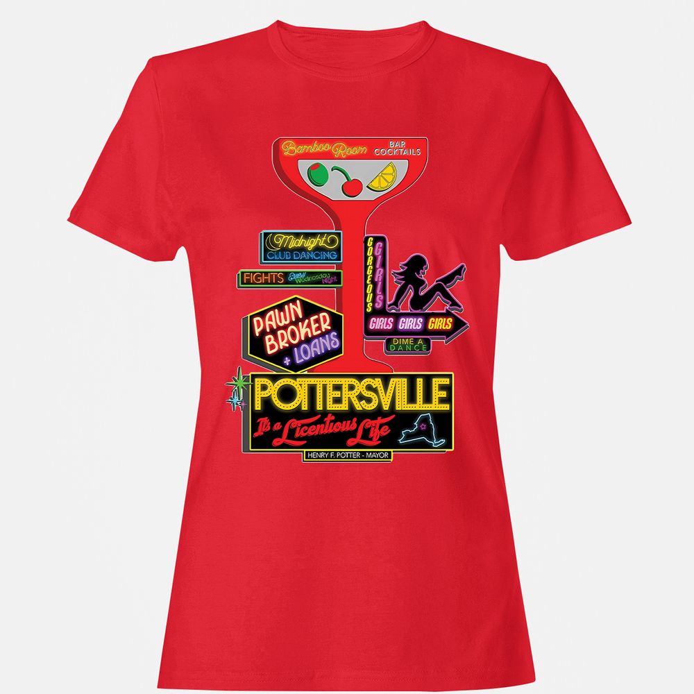 Women's T-Shirt - BXPTE1FY - Red - 13