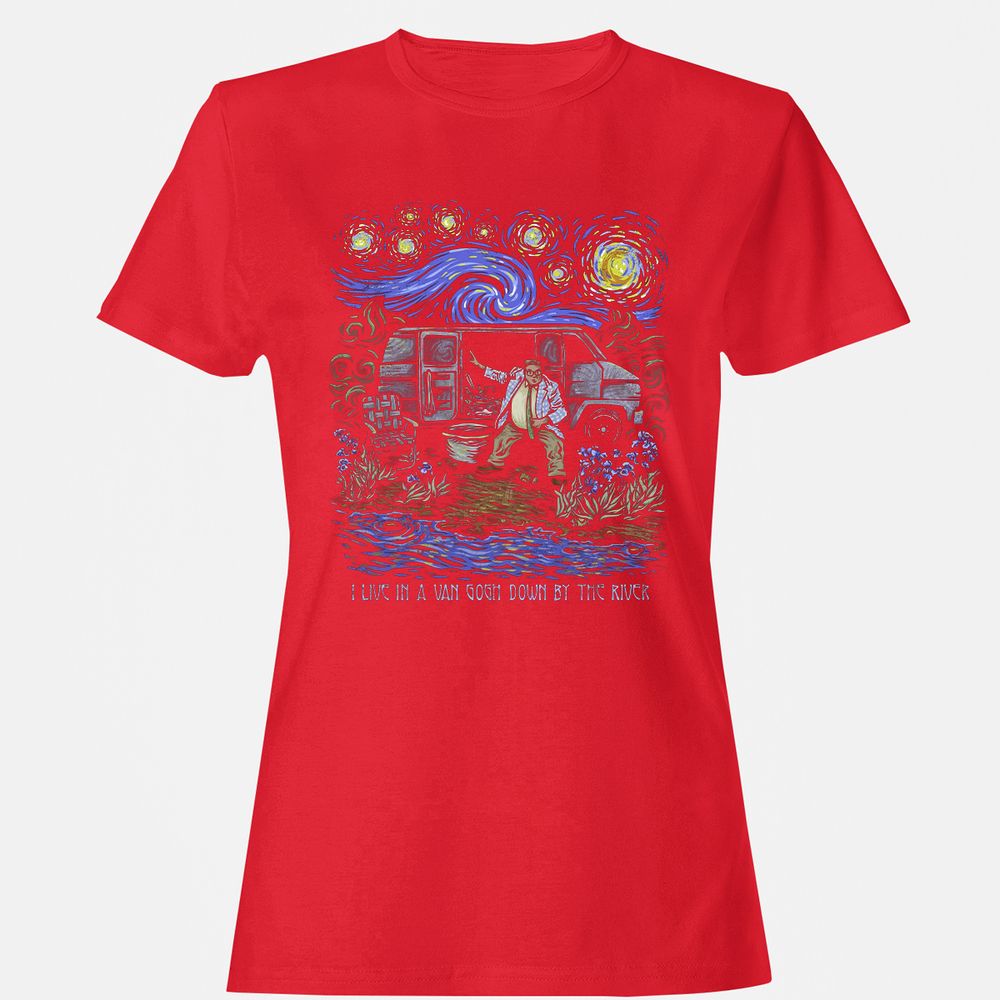 Women's T-Shirt - DC1RVEKU - Red - 13