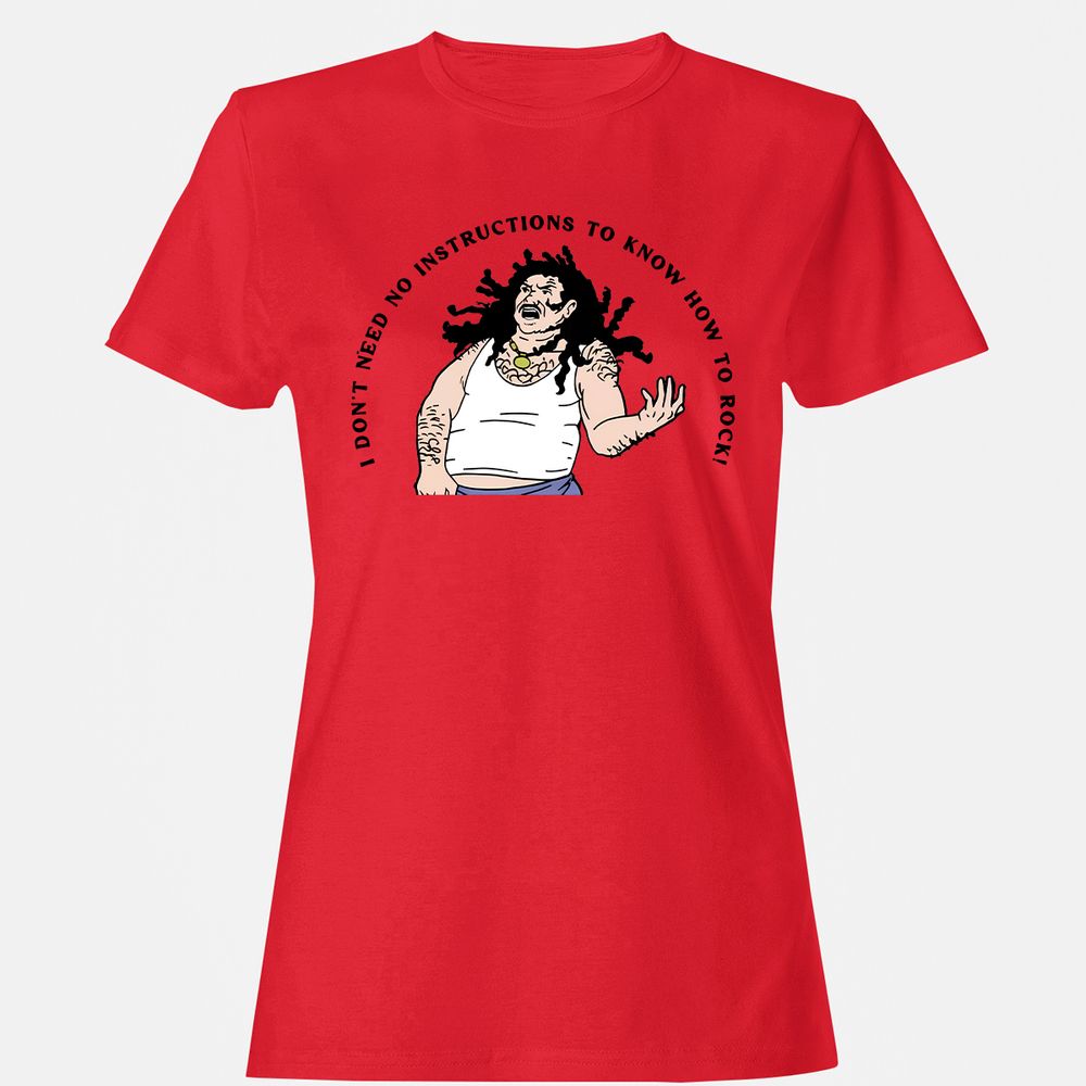 Women's T-Shirt - U3FUSGQR - Red - 13
