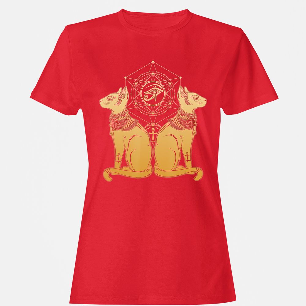 Women's T-Shirt - R4CVBXNE - Red - 13