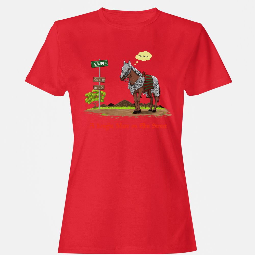 Women's T-Shirt - S1QBLQMH - Red - 13