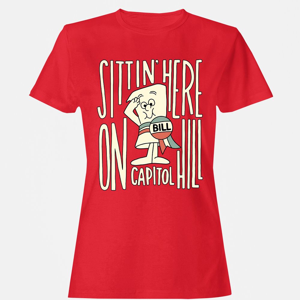 Women's T-Shirt - 1QP1LJFE - Red - 13