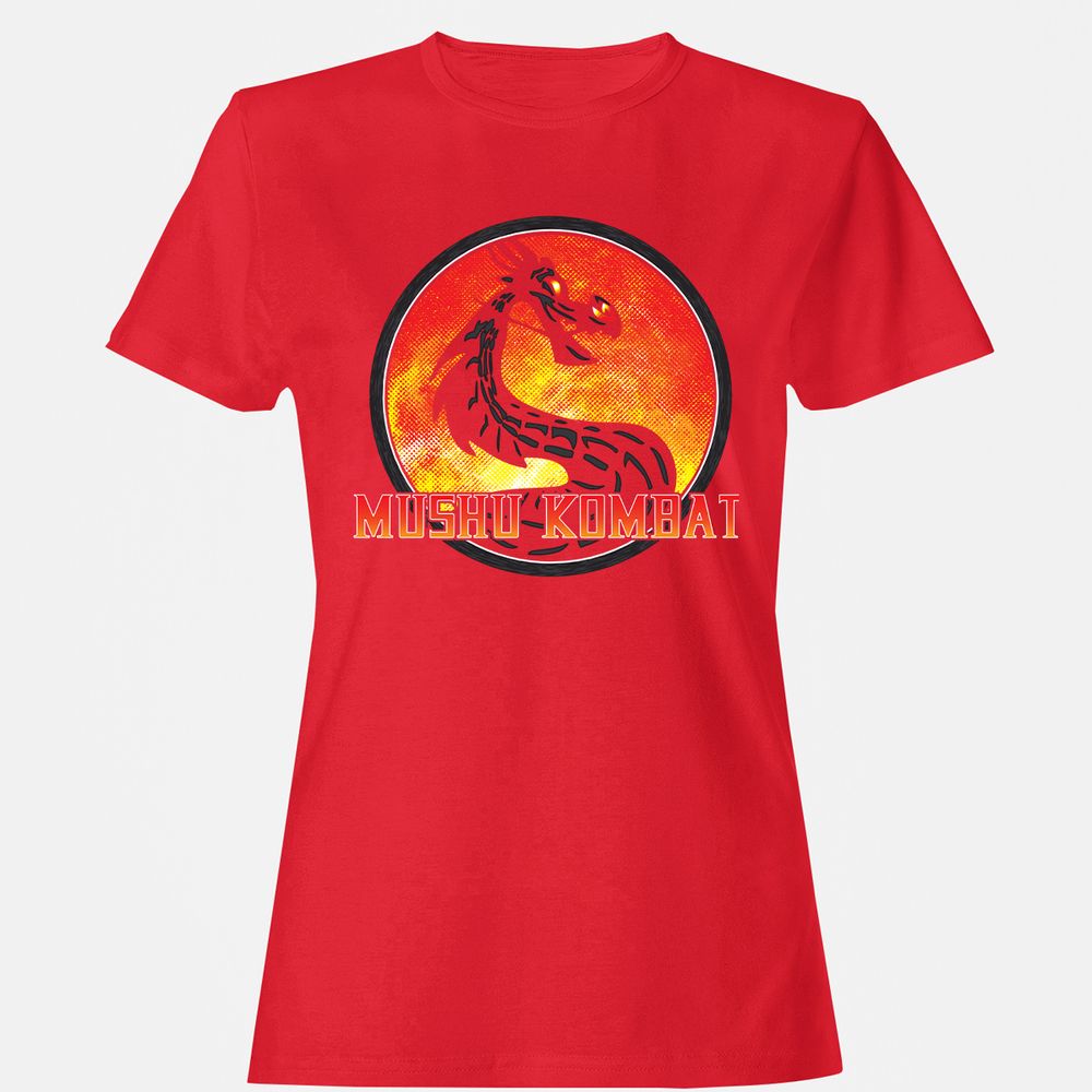 Women's T-Shirt - CGHE9KLP - Red - 13