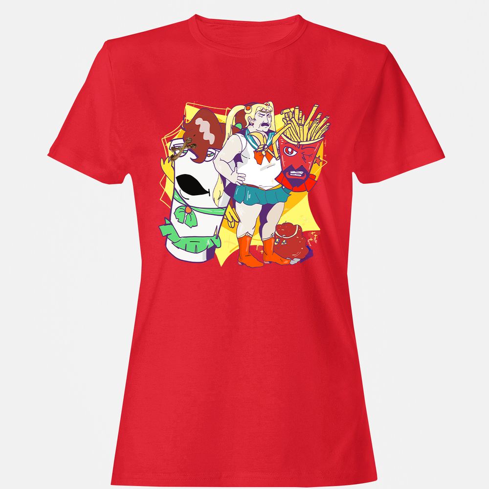 Women's T-Shirt - 7Y2UB47Q - Red - 13