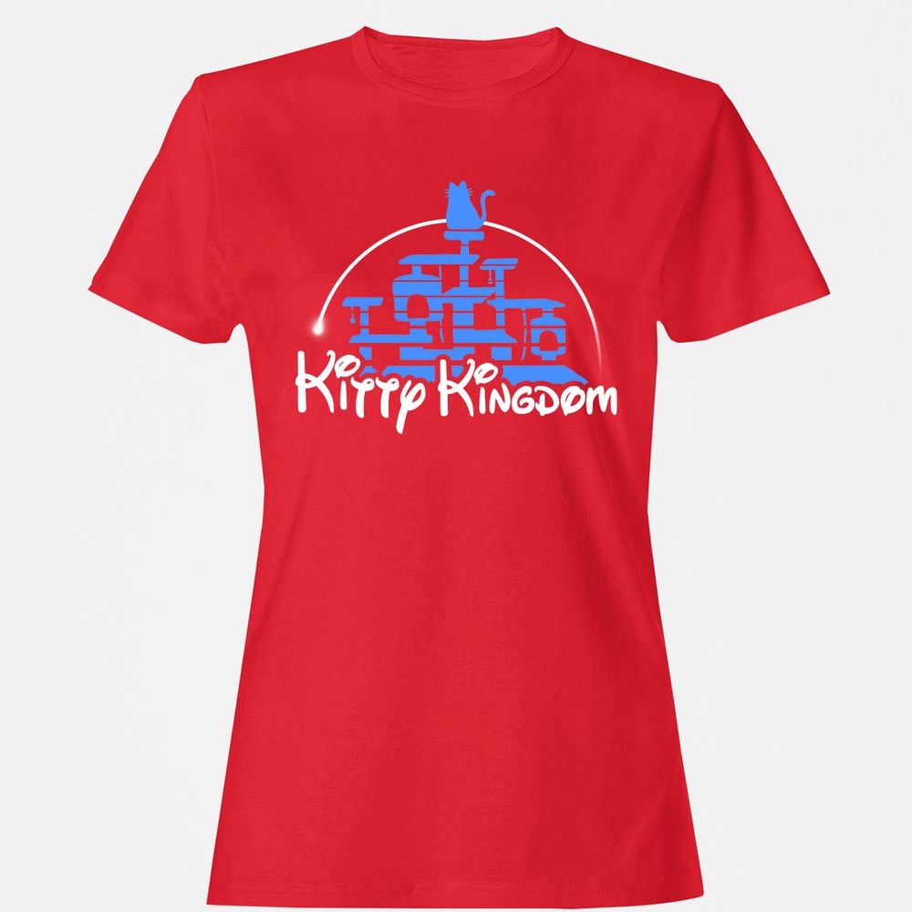 Women's T-Shirt - U6YJVP9E - Red - 13