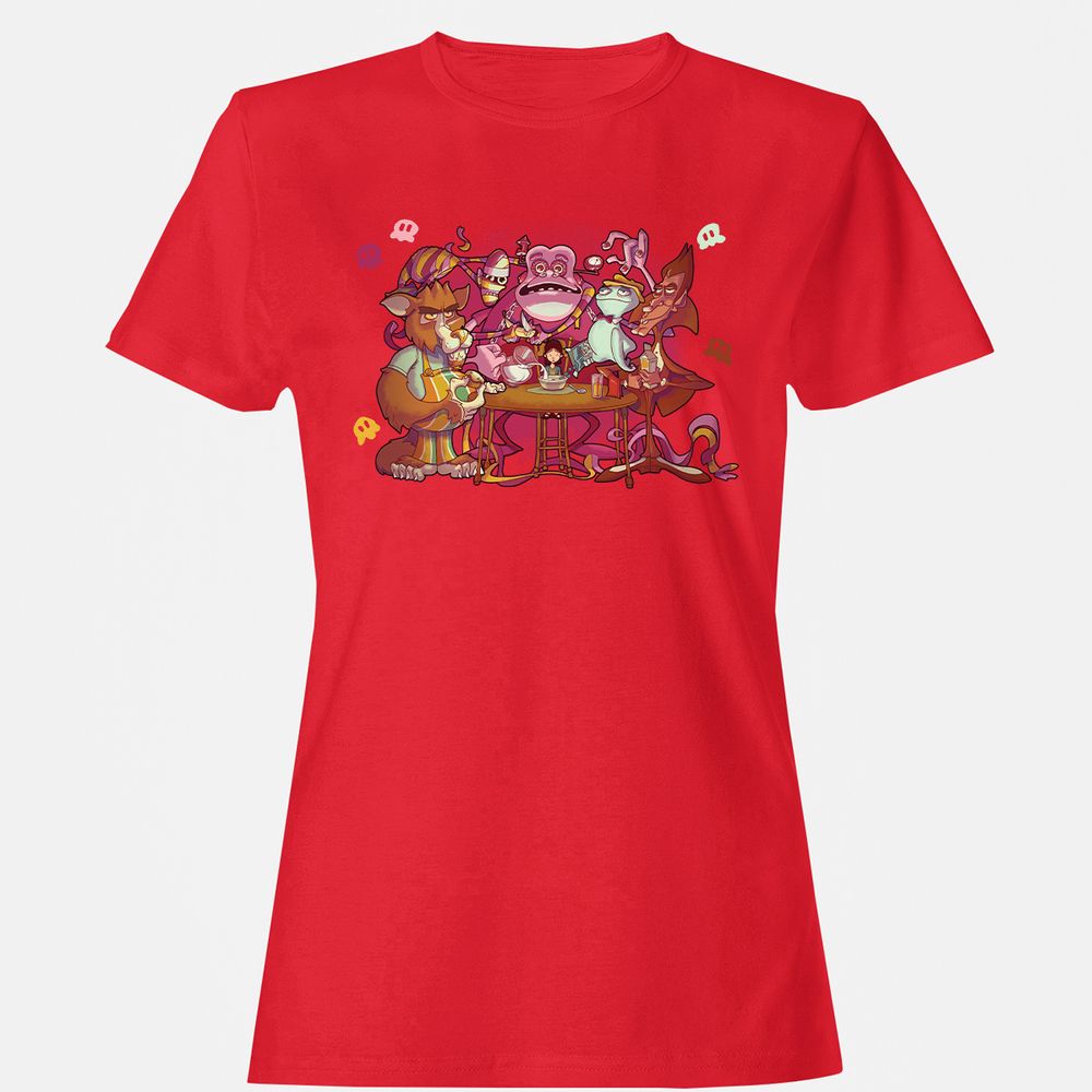 Women's T-Shirt - 6UNFGCMZ - Red - 13
