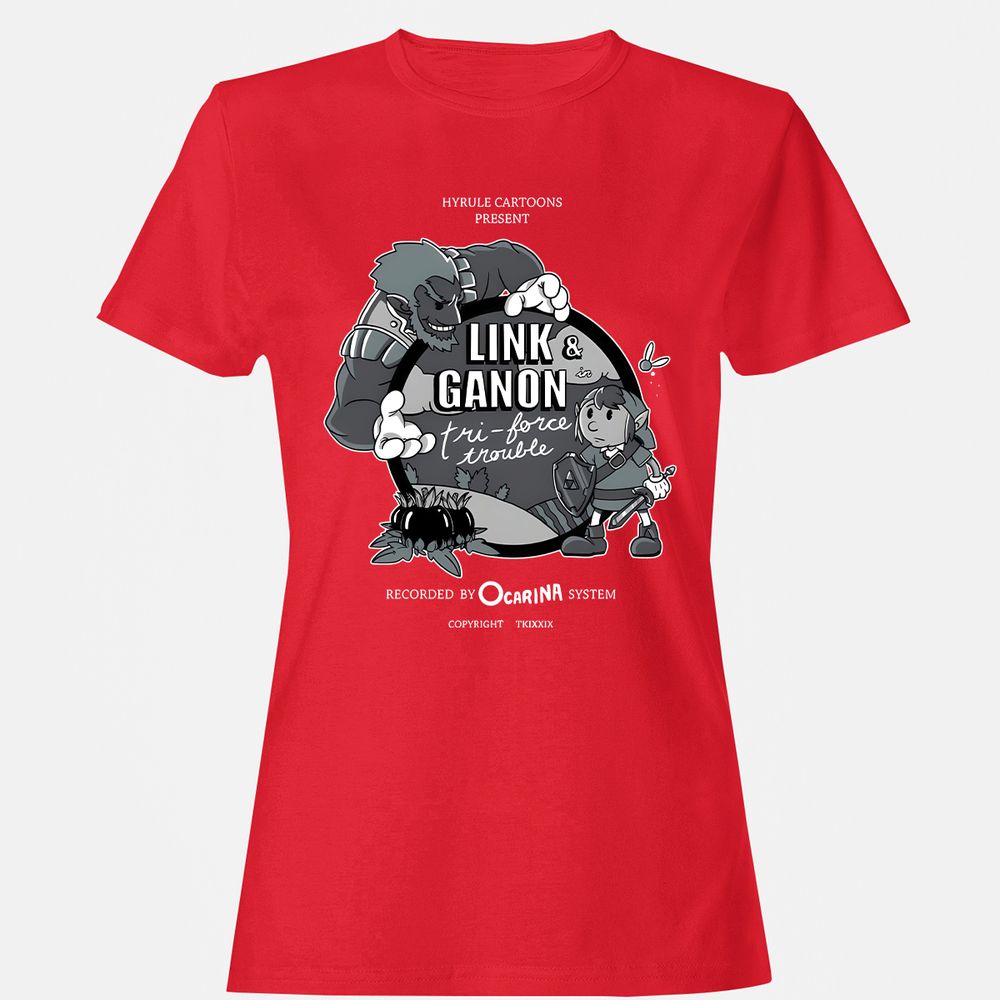 Women's T-Shirt - MHYL88ZX - Red - 13