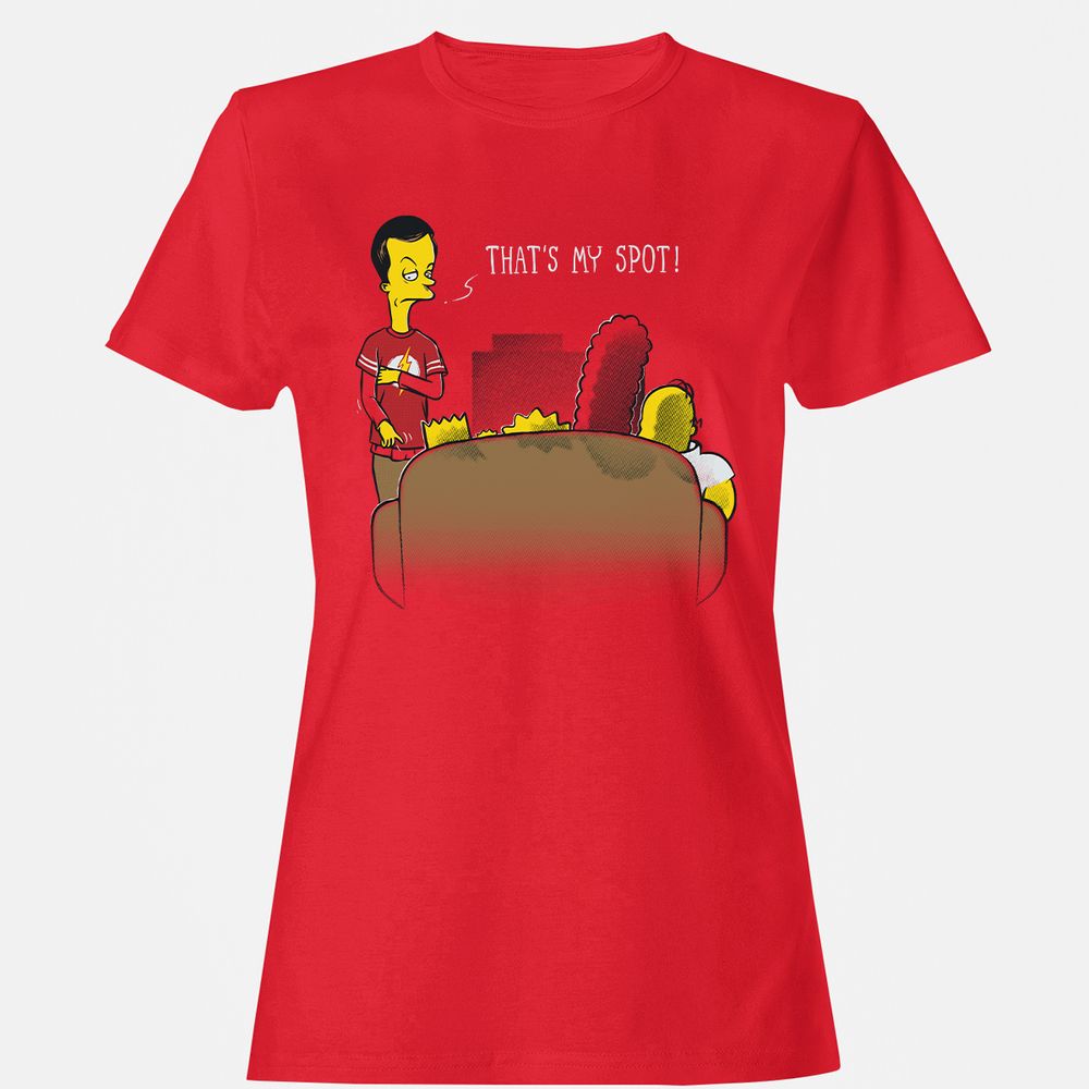 Women's T-Shirt - LZ5GBJ2P - Red - 13
