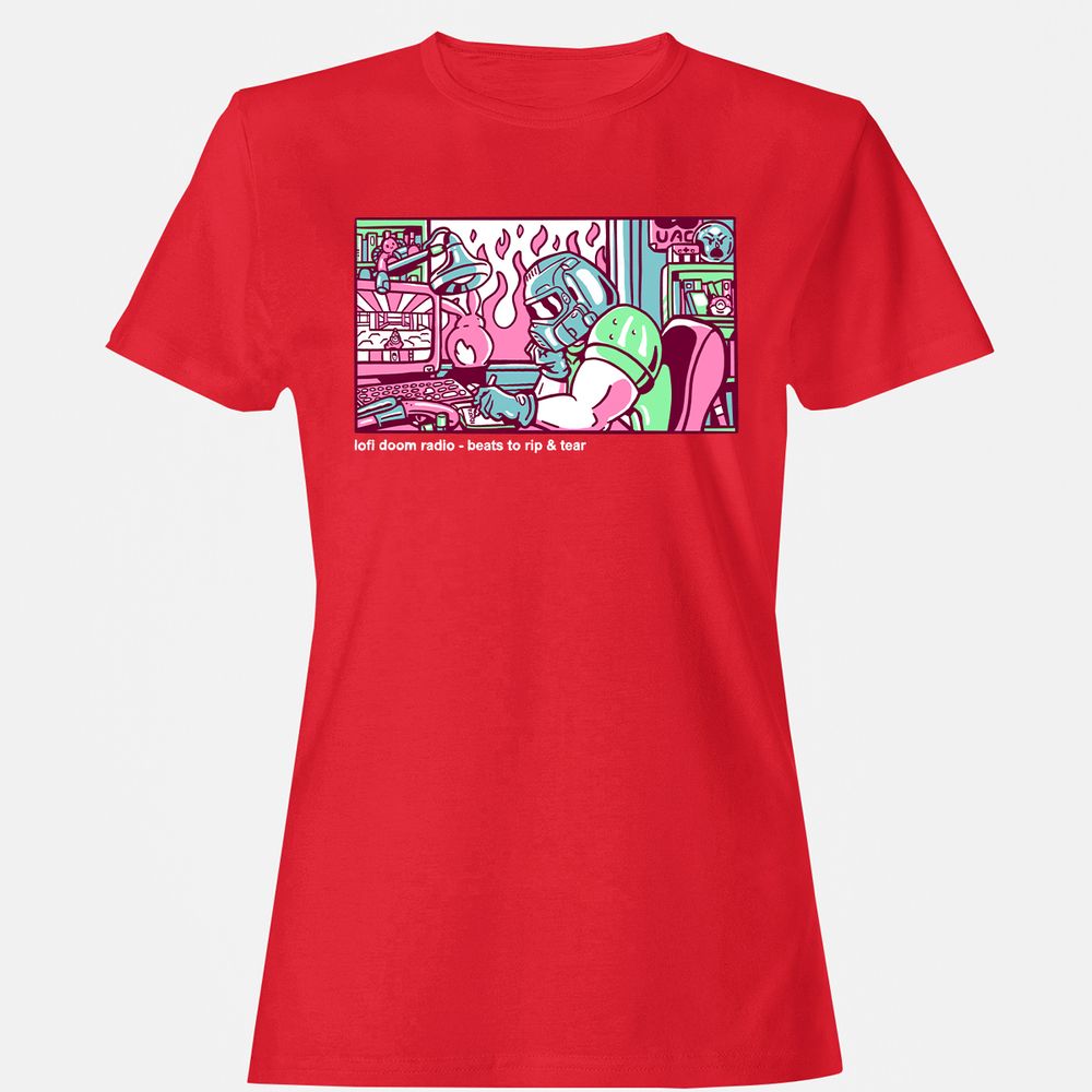 Women's T-Shirt - 3T1QUHZ9 - Red - 13