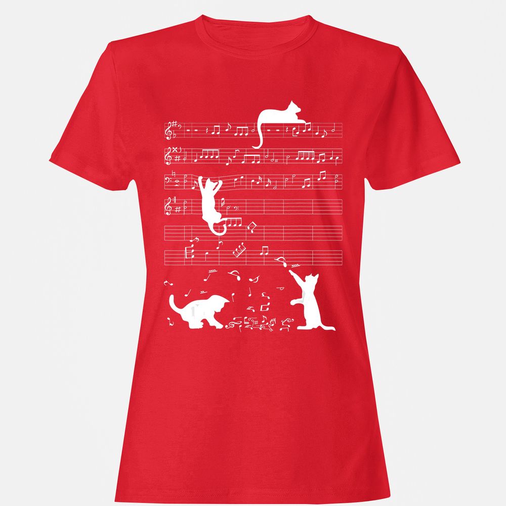 Women's T-Shirt - 74F1DCCZ - Red - 13