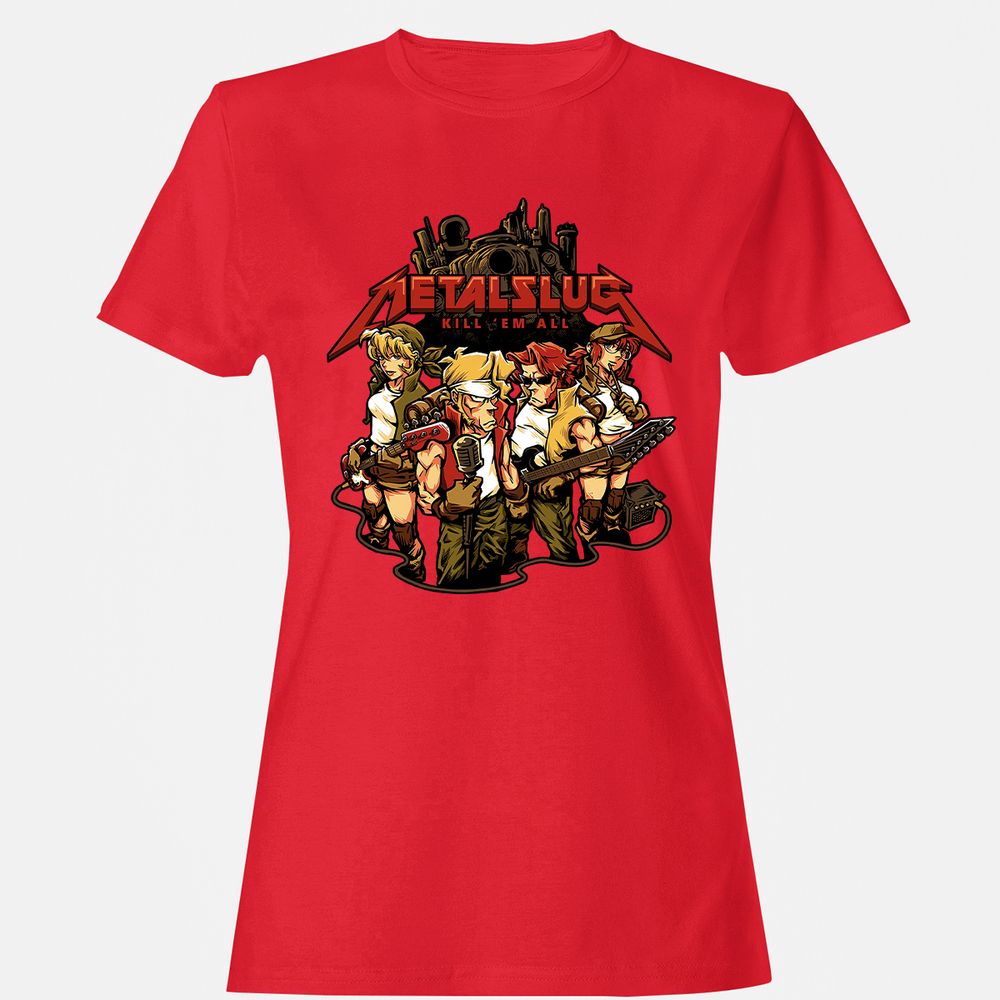 Women's T-Shirt - 6LNS31JZ - Red - 13