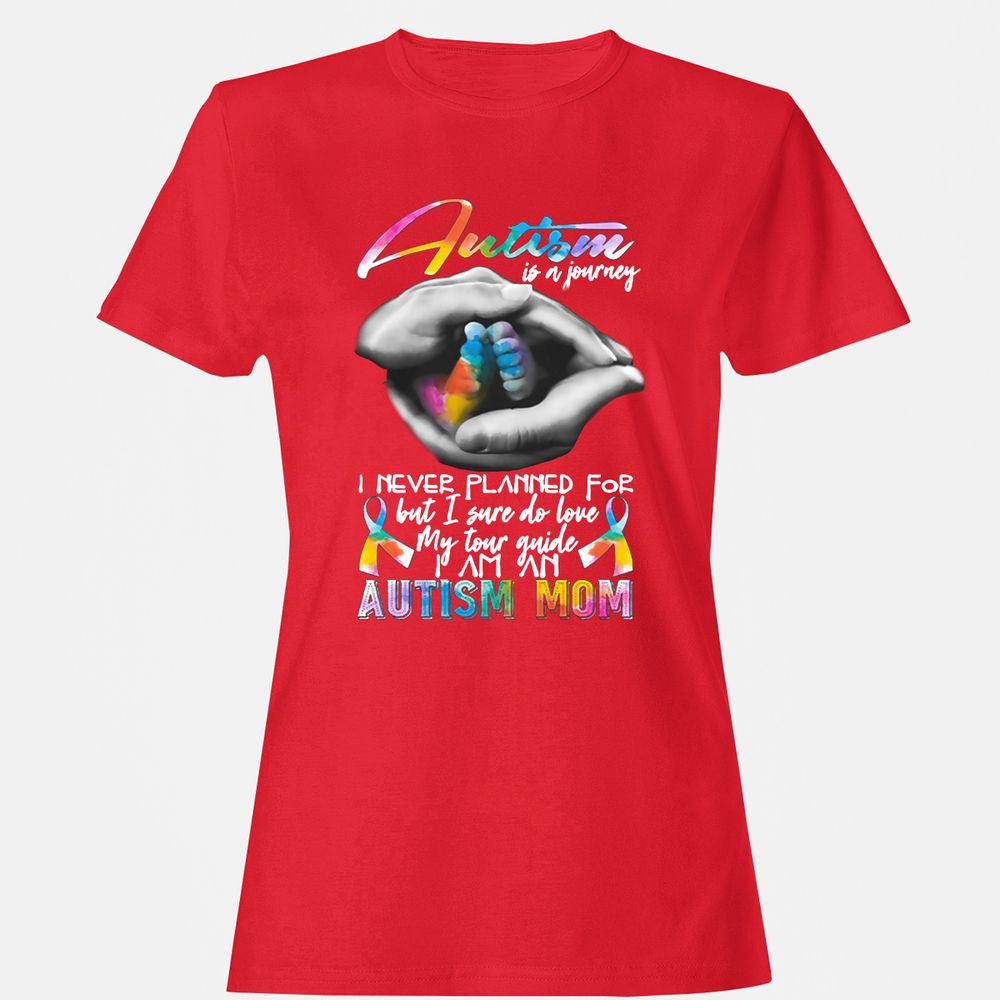 Women's T-Shirt - HGB6WU68 - Red - 13