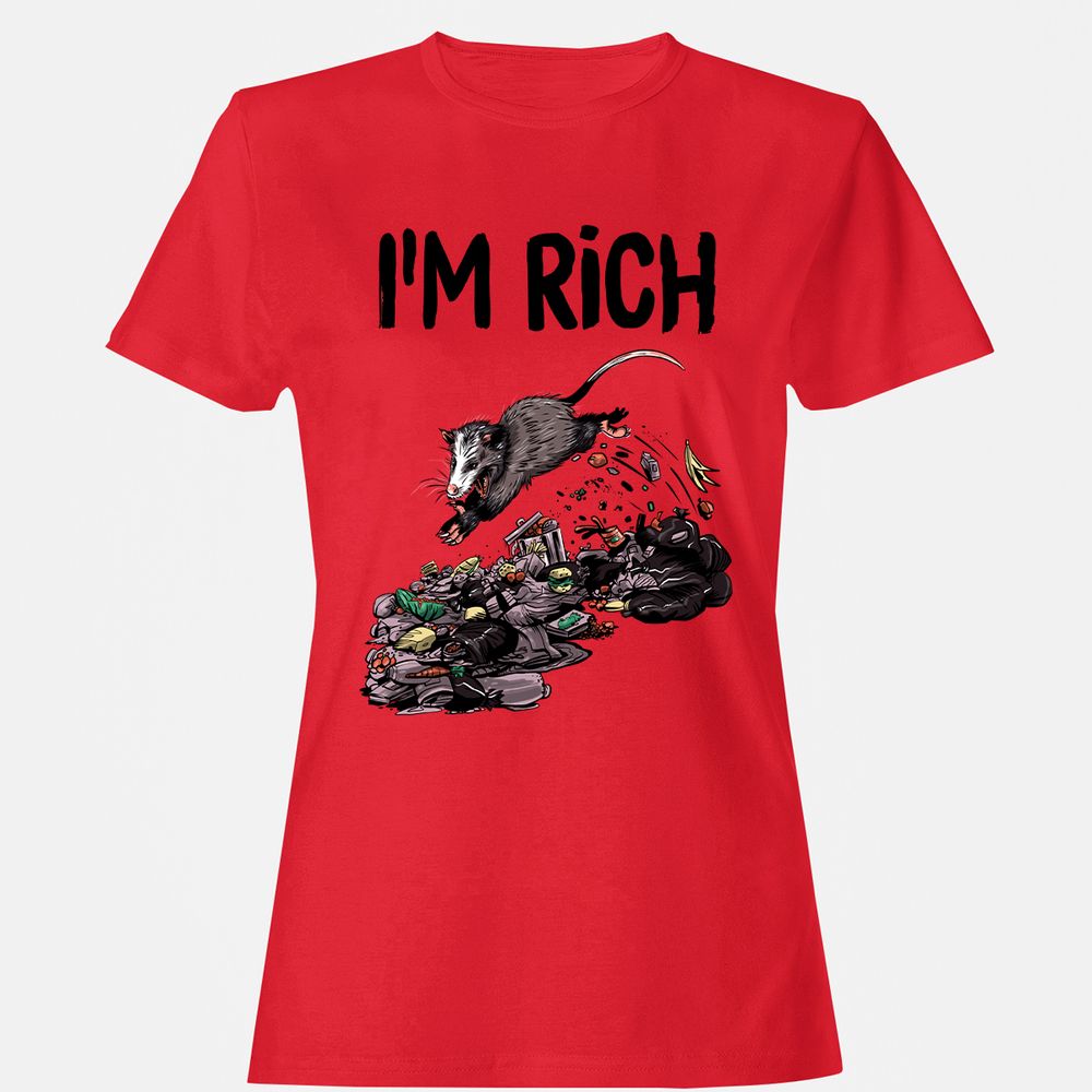 Women's T-Shirt - 1MEW93ZV - Red - 13