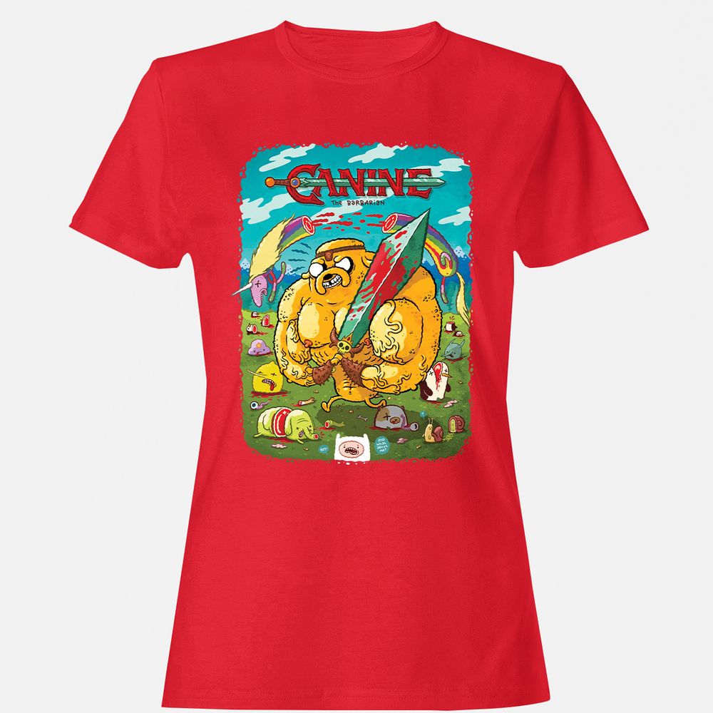 Women's T-Shirt - BH3Y6C98 - Red - 13