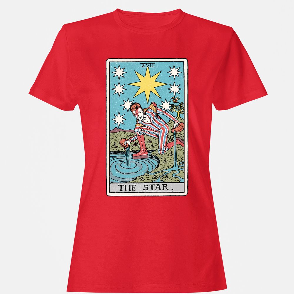 Women's T-Shirt - Q9YRQPHQ - Red - 13