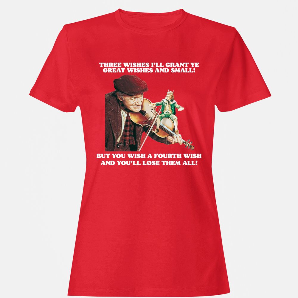 Women's T-Shirt - SK5HB7WL - Red - 13