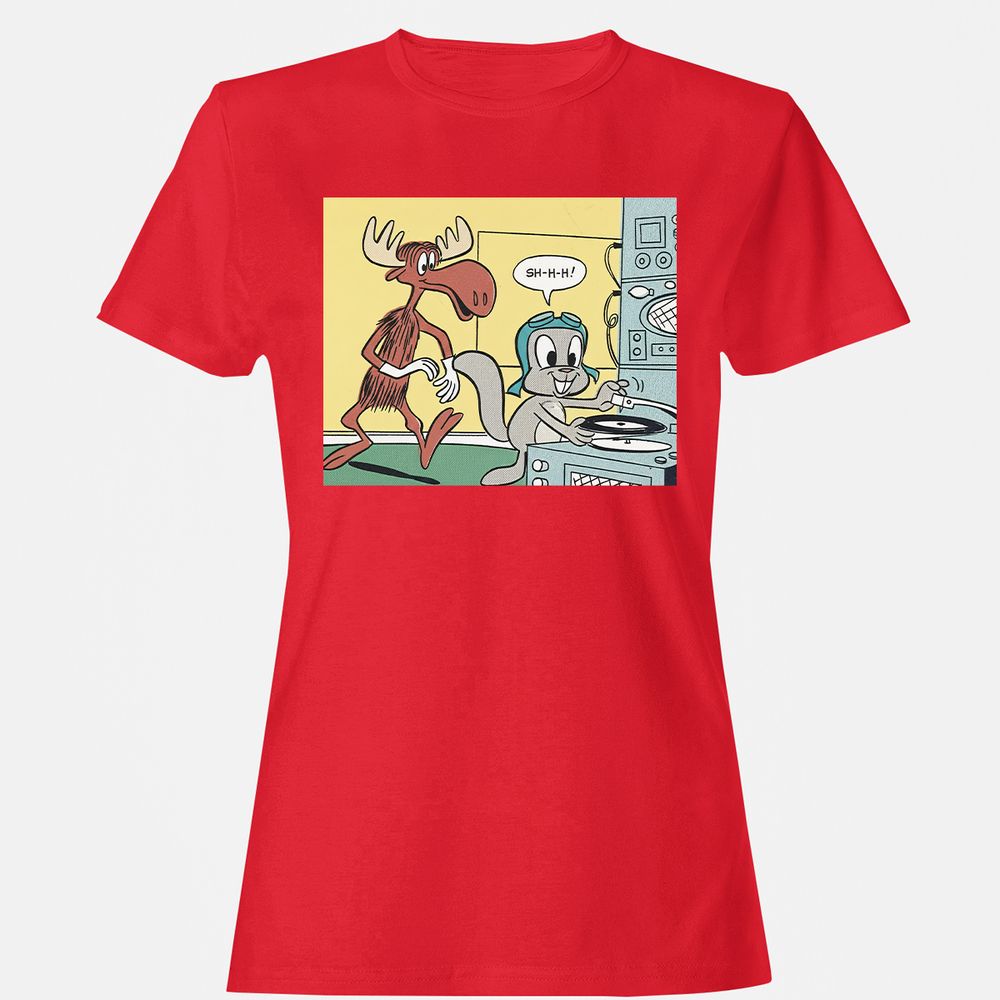 Women's T-Shirt - RNZFHAKQ - Red - 13