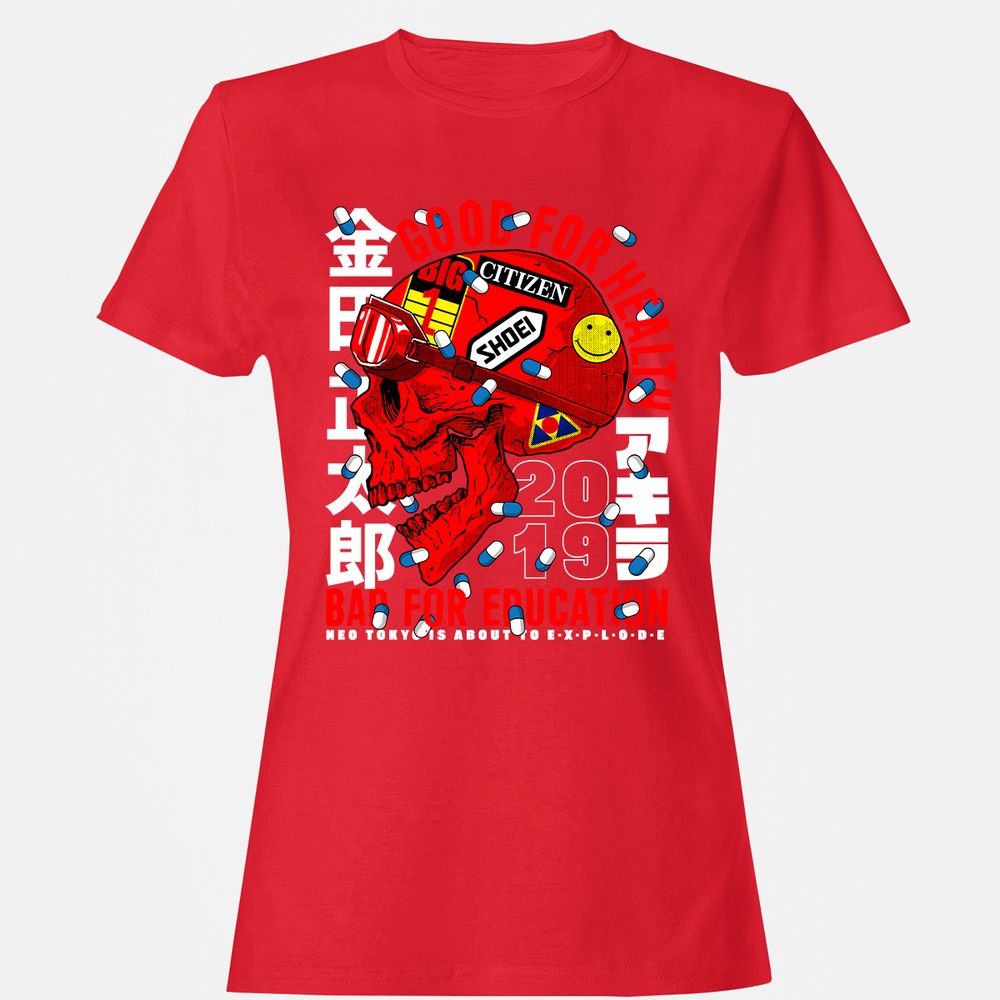 Women's T-Shirt - 7VS4C4DY - Red - 13