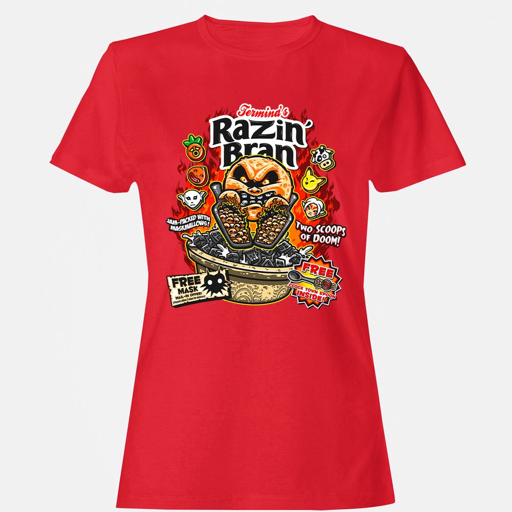 Women's T-Shirt - T4B3CSAZ - Red - 13