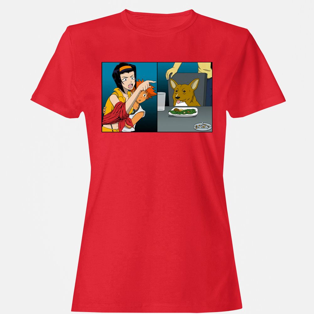 Women's T-Shirt - A3HDH2EF - Red - 13