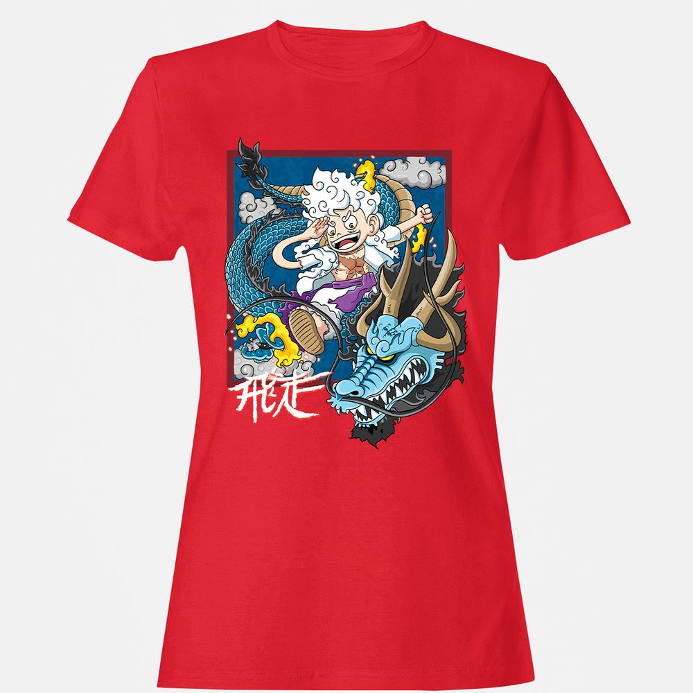 Women's T-Shirt - Q1DYXWVS - Red - 13