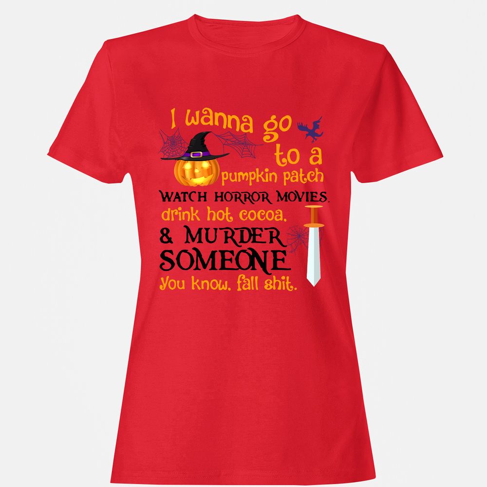 Women's T-Shirt - PM11Z9HJ - Red - 13