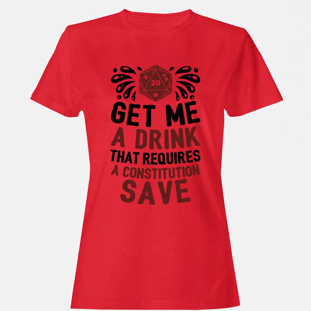 Women's T-Shirt - 22Z5YGMR - Red - 13