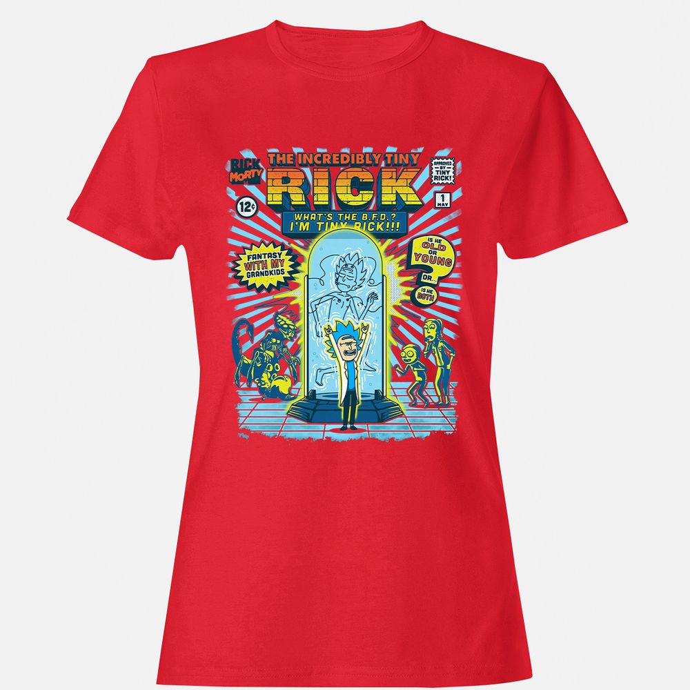 Women's T-Shirt - EJY4HA5F - Red - 13