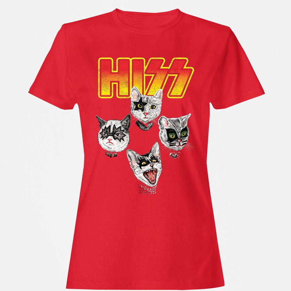 Women's T-Shirt - DTKVTRJP - Red - 13