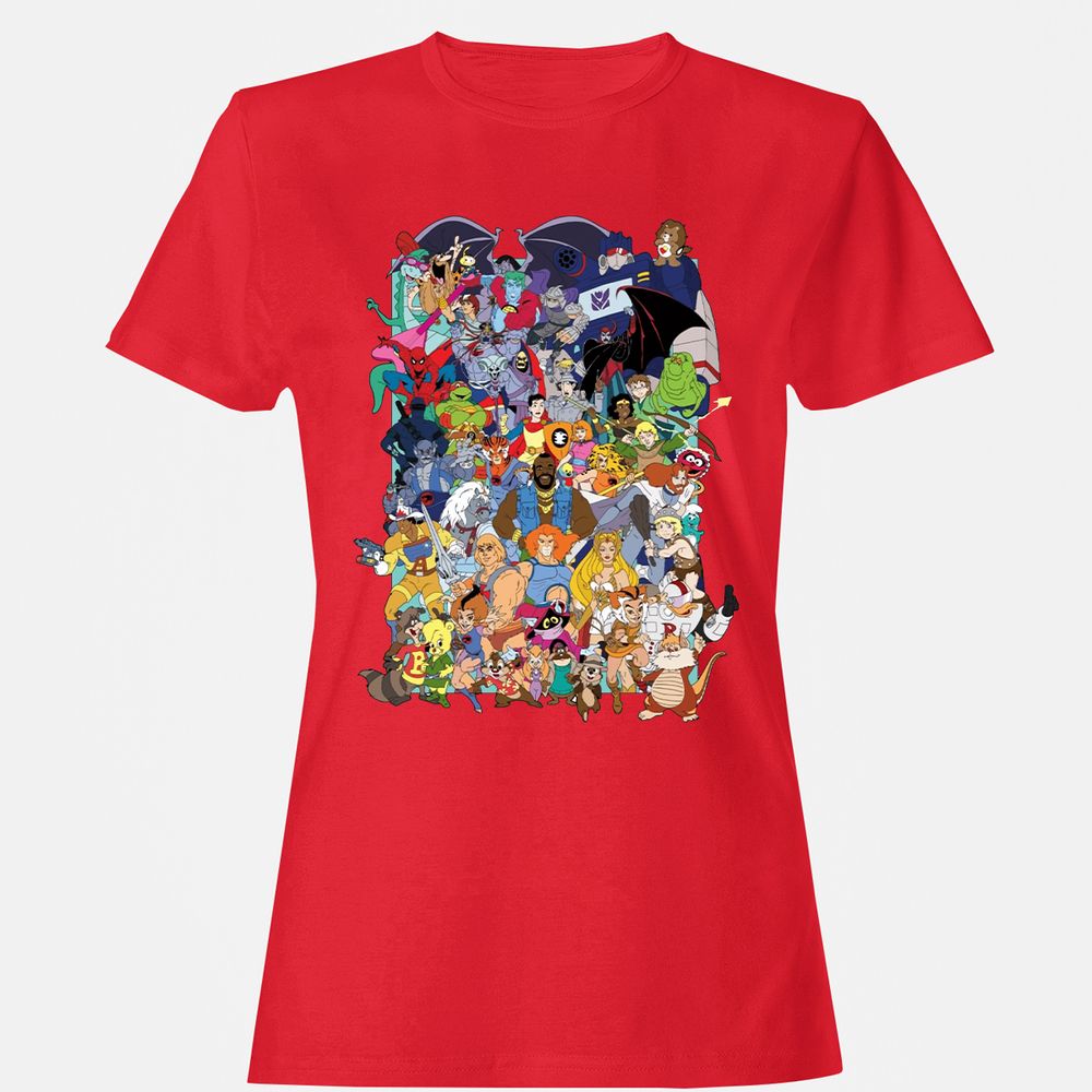 Women's T-Shirt - JRH7ME3J - Red - 13