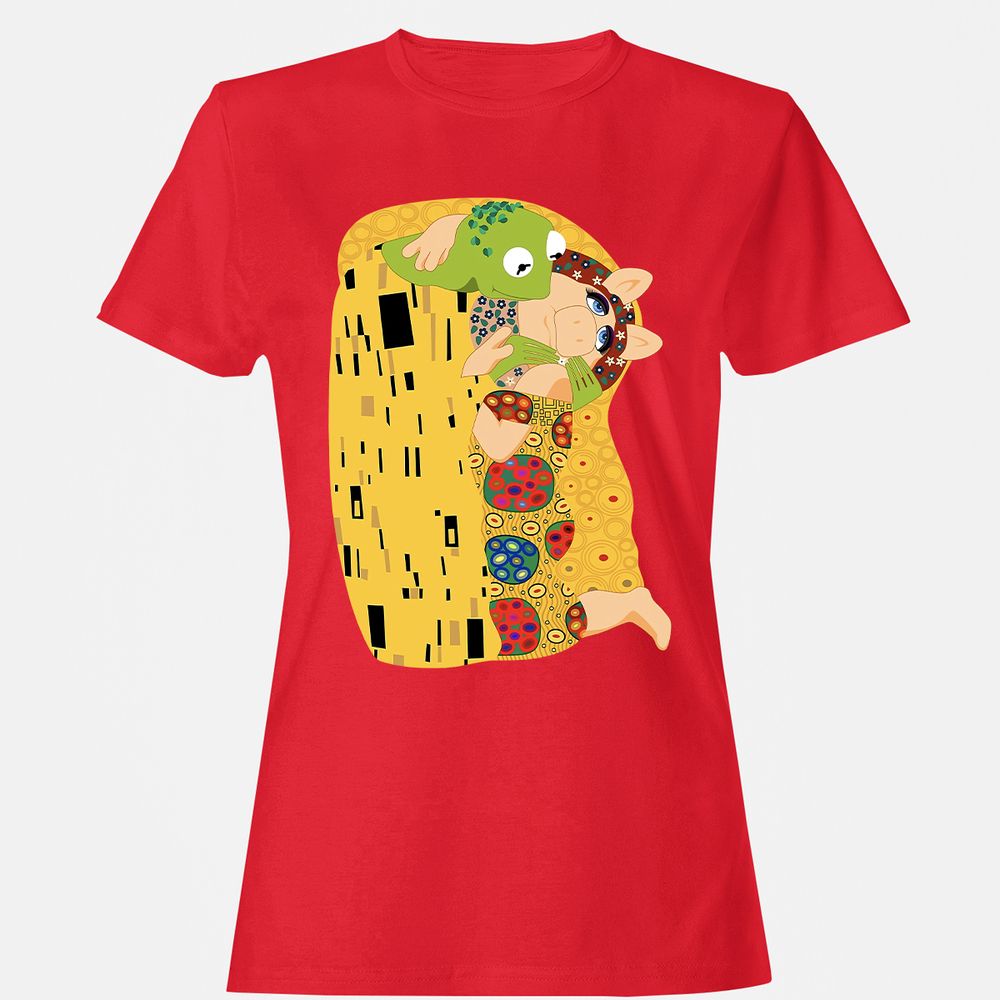 Women's T-Shirt - H7SUKVDN - Red - 13