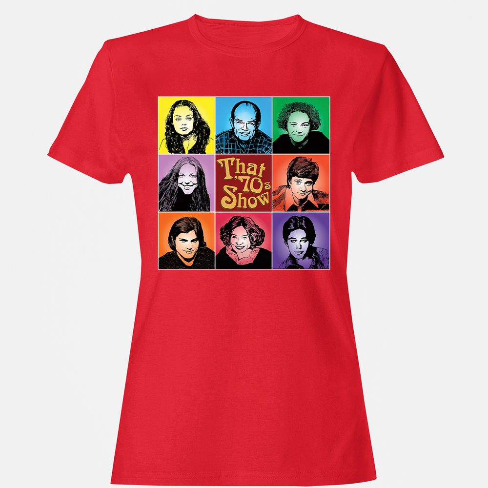 Women's T-Shirt - DP2E4FPL - Red - 13