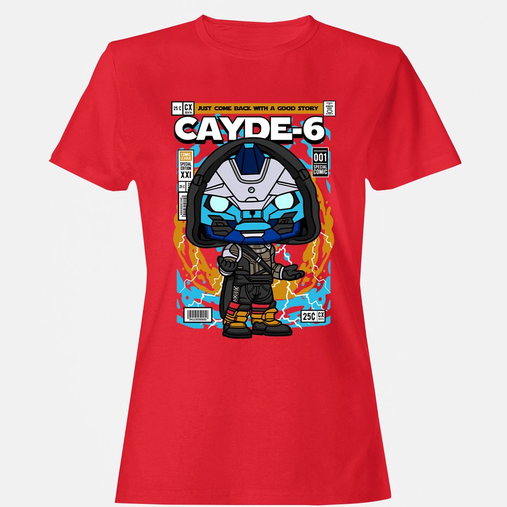 Women's T-Shirt - WZHGDCZ4 - Red - 13