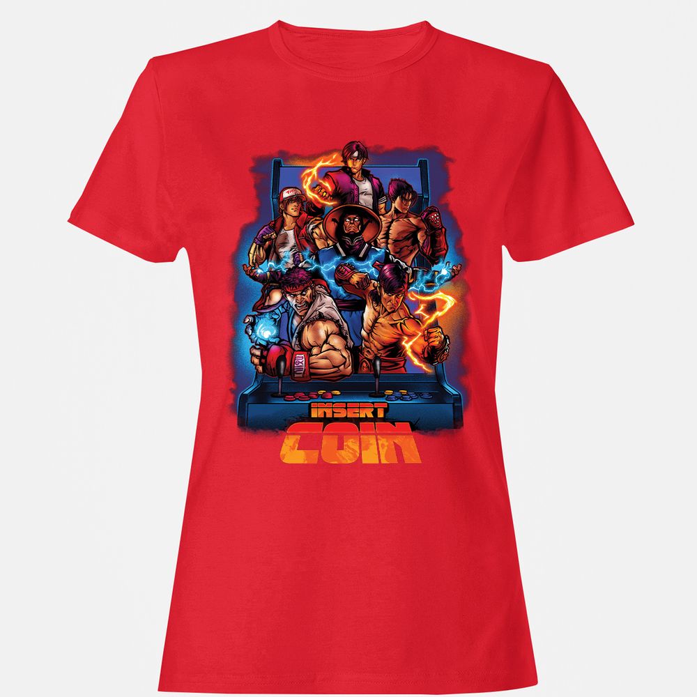 Women's T-Shirt - QB448NDV - Red - 13