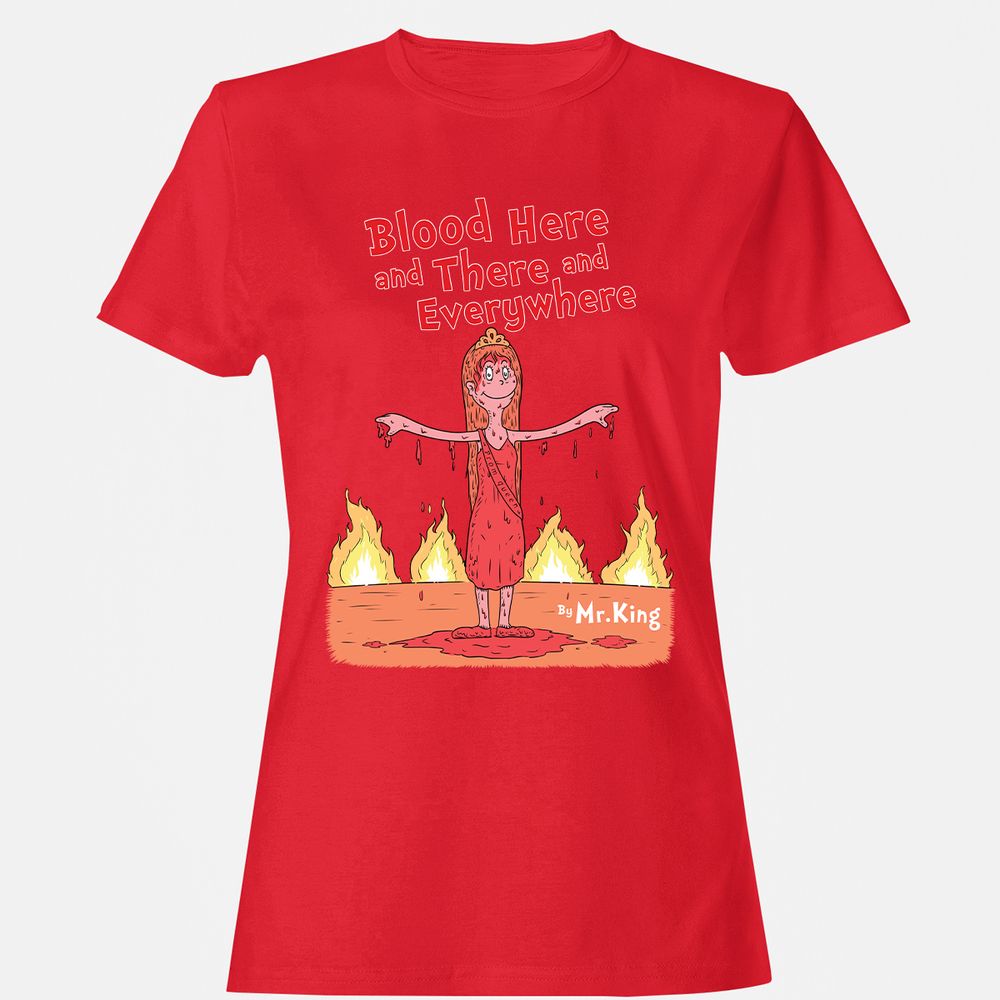 Women's T-Shirt - 42E3H8A9 - Red - 13
