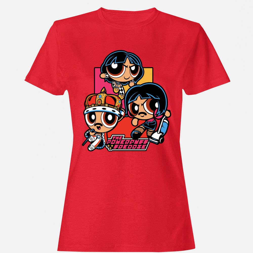 Women's T-Shirt - AS6ZAS9H - Red - 13