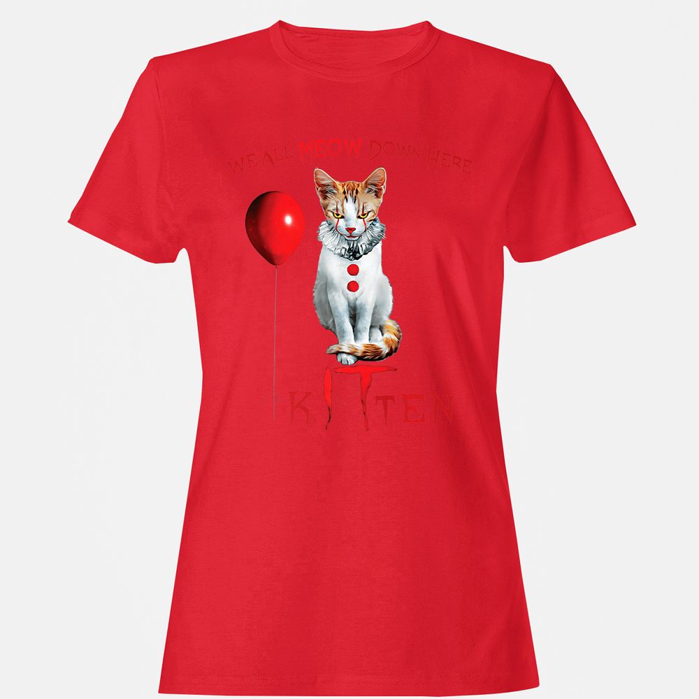 Women's T-Shirt - 8QDVHA71 - Red - 13