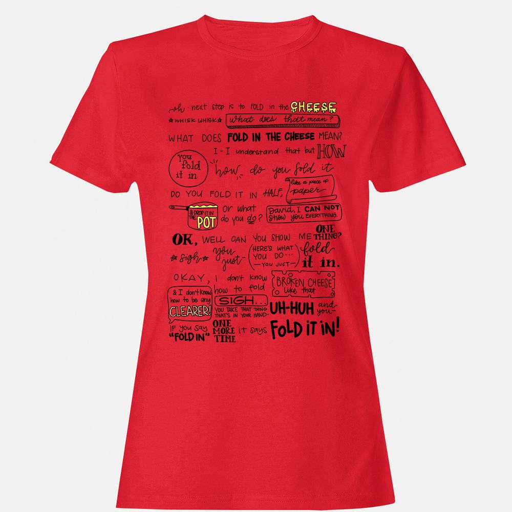 Women's T-Shirt - YB2RGPM1 - Red - 13